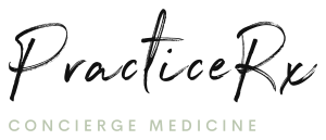 PracticeRx logo representing concierge medicine services with personalized, patient-focused care.