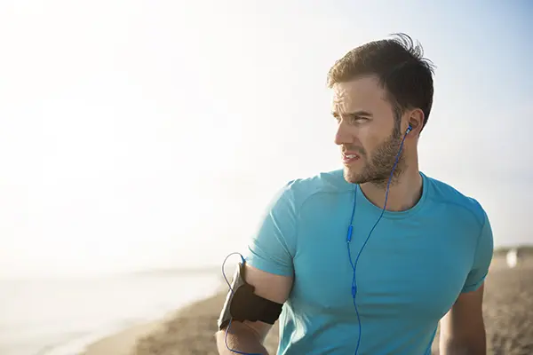 Man jogging