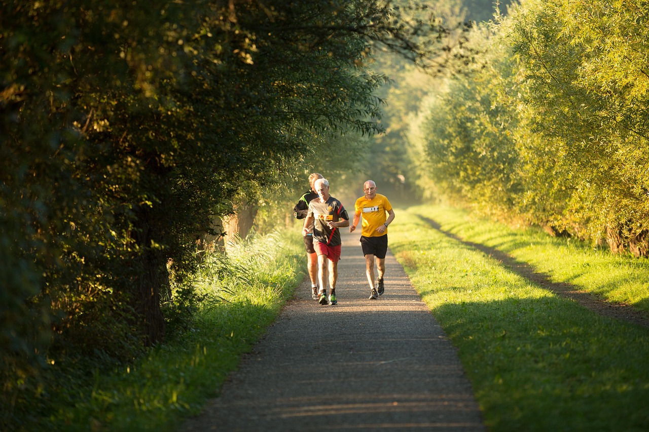 Men Running After TRT Testosterone Replacement Therapy from the Experts for Men's Health at PracticeRX Concierge Doctors in the USA