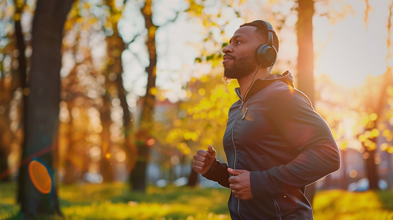 A Man Running After Combining Peptides and TRT Therapy with Erectile Dysfunction (ED) with Expert Care by PracticeRX Clinic and Doctors in Scottsdale, Arizona